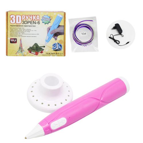 3D ручка "3DPEN-3", розовый (MiC)