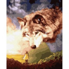 Картина по номерам "Душа волчицы" ★★★