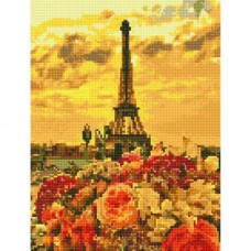 Алмазная мозаика "Париж в цвету"