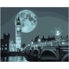 Картина по номерам "Ночь в Лондоне" ★★★★★