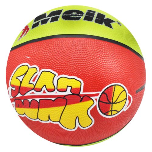 Баскетбольный мяч "Meik №7" (салатово-красный) (MiC)