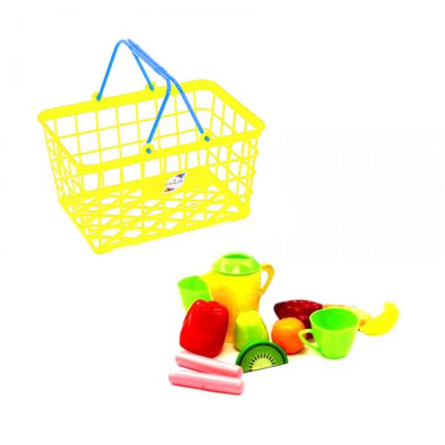 Кошик "Супермаркет М", 12 предметів (жовта) (Орион)