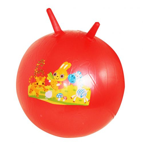 Мяч для фитнеса "Рога" 50 см, красный (MiC)