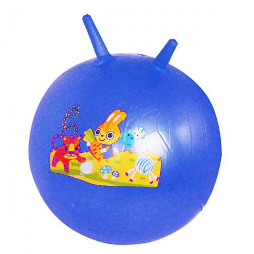 М'яч для фітнесу "Рога" 50 см, синій (MiC)