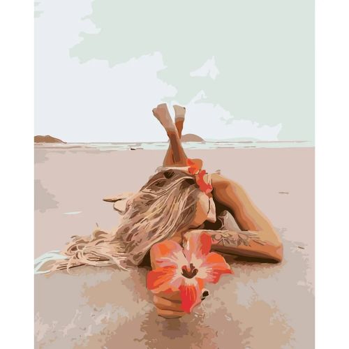 Картина по номерам "Релакс на пляже" (MiC)