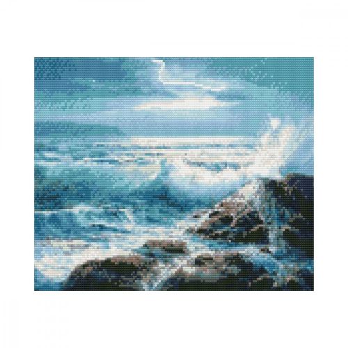 Алмазная мозаика "Волны моря" (Strateg)
