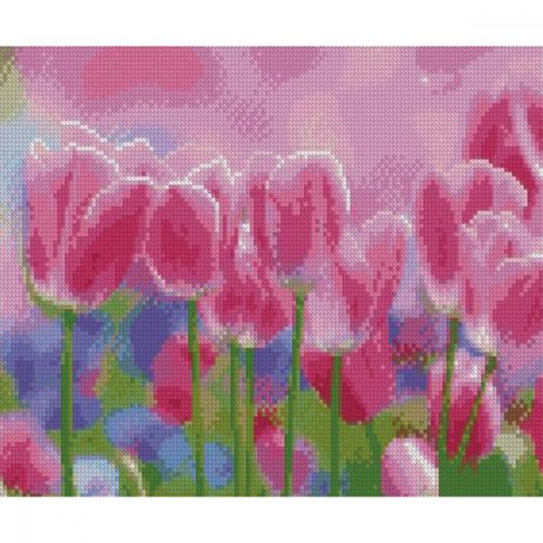 Алмазна мозаїка "Весняні тюльпани" (Strateg)
