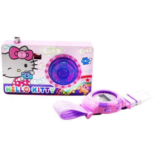 Детский набор "Hello Kitty: фотоаппарат+часы" (MiC)