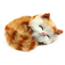 Сонний котик (полосатий рудий)