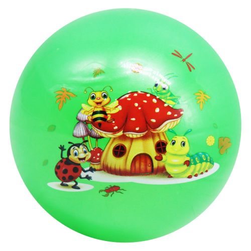 Мячик резиновый "Зверушки", 22 см, (зеленый) (MiC)