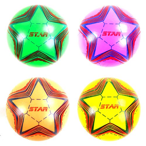 Мяч резиновый "Star" 23 см, 5 штук (MiC)