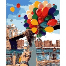 [0238] Картина по номерах 0238 ОРТ Красочные воздушные шары 40*50