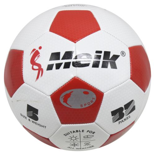 Мяч футбольный №5, красно-белый (MiC)