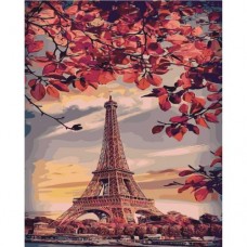 Картина по номерам "Краски Парижа"