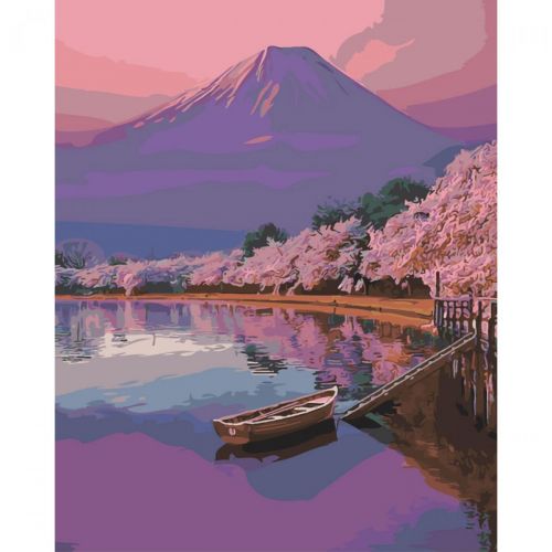 Картина за номерами "Вода біля вулкану" (Strateg)