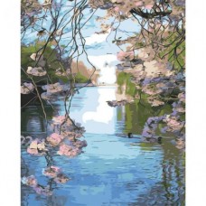 Картина по номерам "Цветучая затока"