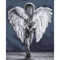 Картина по номерам "Совсем не ангел"