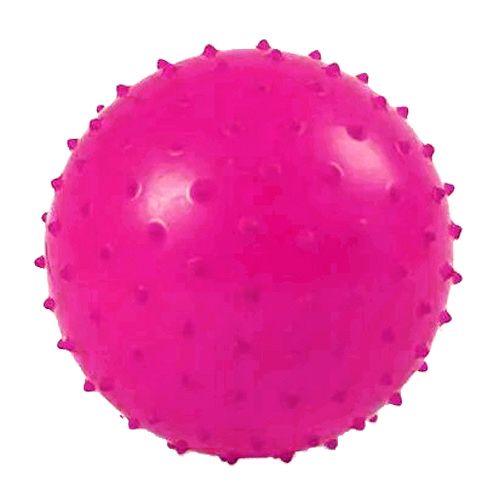 Мяч с шипами розовый, 10 см (MiC)
