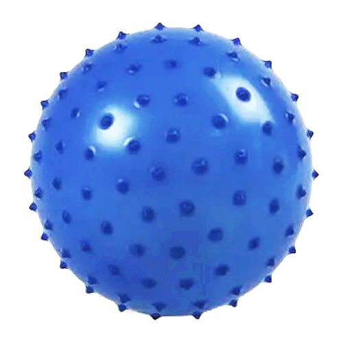 Мяч с шипами синий, 10 см (MiC)