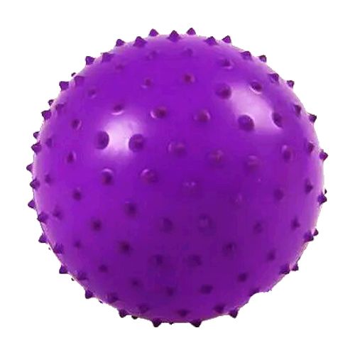 Мяч с шипами фиолетовый, 10 см (MiC)