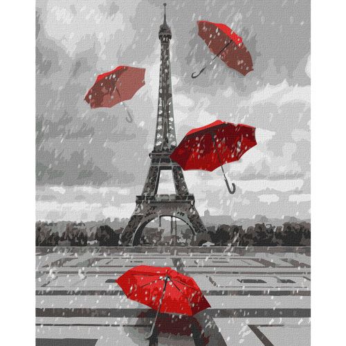 Картина по номерам "Любимый Париж" ★★★★ (Идейка)