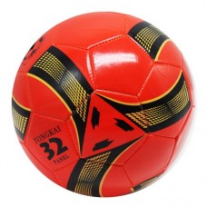 Мяч футбольный "№5", красный
