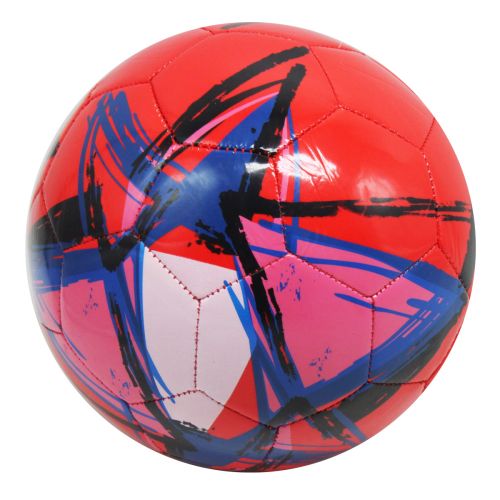 Мяч футбольный "№5", красный (MiC)
