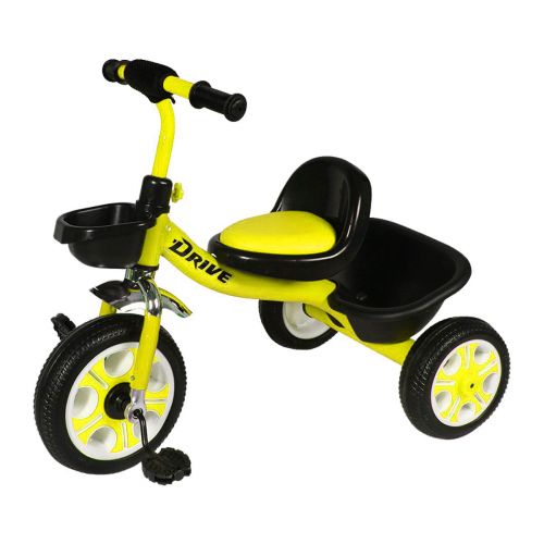 Велосипед триколісний "Drive" жовтий (Tilly)