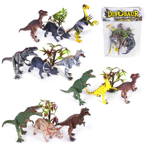 Набір гумових динозаврів, 3 фігурки (MiC)