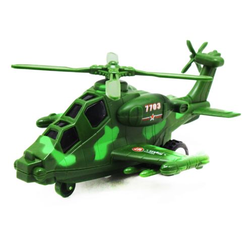 Инерционный вертолет, зеленого цвета (MiC)