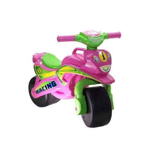 Мотоцикл-каталка "Спорт" (рожевий) музичний (Doloni)