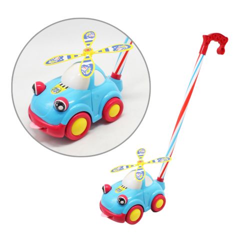 Игрушка-каталка "Машинка с пропеллером", голубой (MiC)