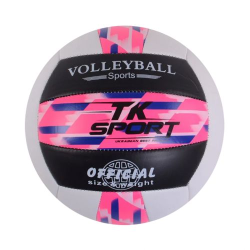 Мяч волейбольный "TK Sport", розовый (MiC)