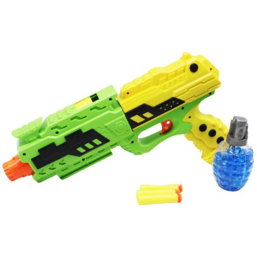 Пистолет с гелевыми и поролоновыми пулями зелений (MiC)