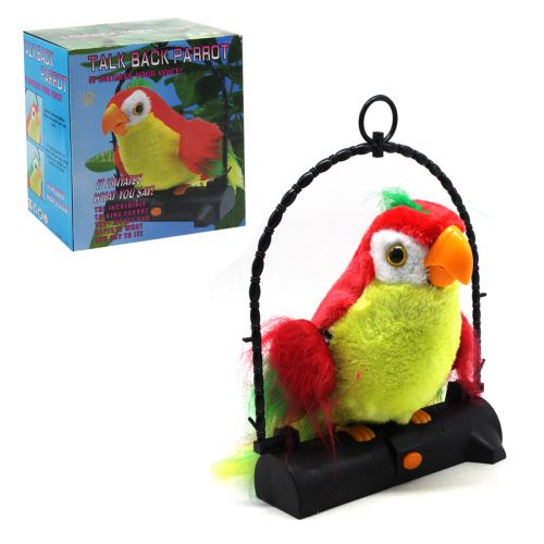 Інтерактивна іграшка "Папуга-Повторюшка" (червоний) (MiC)