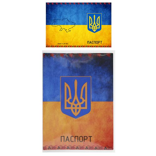 Обкладинка на паспорт "Україна з карткою" (MiC)