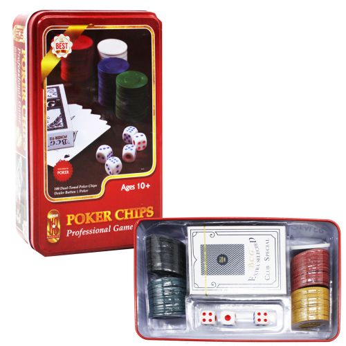 Набор для покера "Poker Chips Professional Game", красный (MiC)