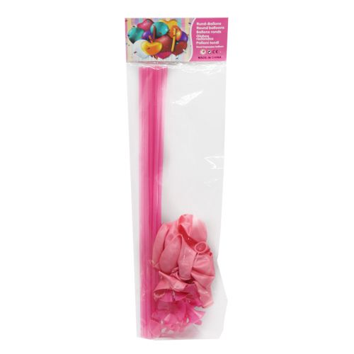 Набір кульок на паличці, рожевий (MiC)