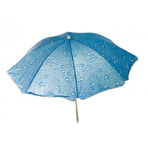 Зонт пляжный "Капельки" (синий) (MiC)