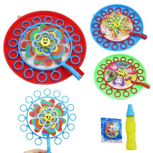 Мыльные пузыри с ветрячком, разноцветный (MiC)