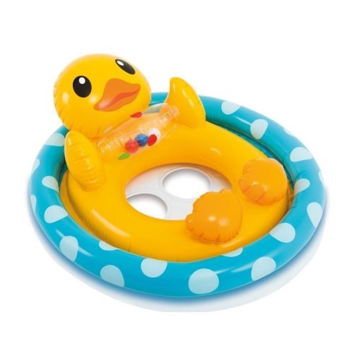 Дитячий надувний пліт-райдер для плавання "Каченя" (Intex)