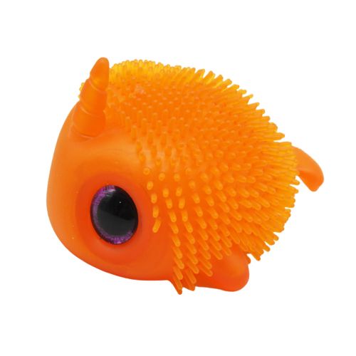 Антистресс игрушка "Рыбка-единорог", оранжевая (MiC)