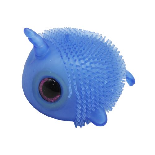 Антистресс игрушка "Рыбка-единорог", голубая (MiC)