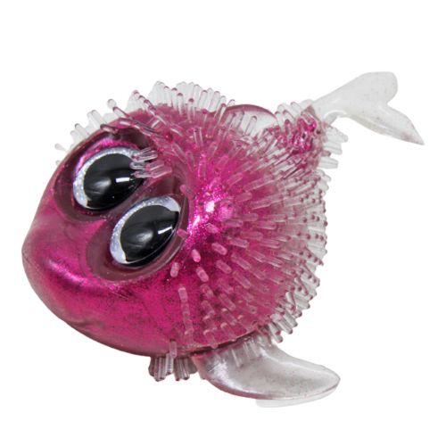 Антистрес іграшка "Рибка", малинова (MiC)