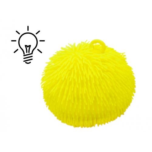 Гигантский волосатый шар, 20 см, желтый (MiC)