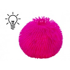 Гигантский волосатый шар, 20 см, розовый