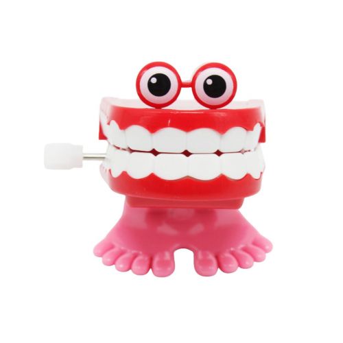Заводная игрушка "Зубы", красные (MiC)
