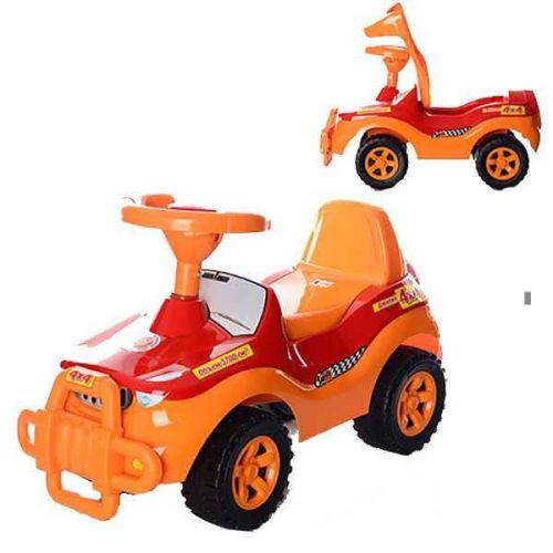 Машинка для катання джипик, червоно-помаранчевий (Орион)
