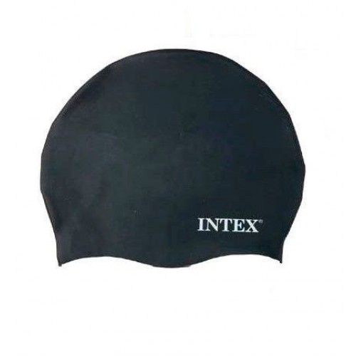Шапочка для плавания (чёрная) (Intex)