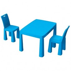 Ігровий набір DOLONI Cтіл та 2 стільця (синій)